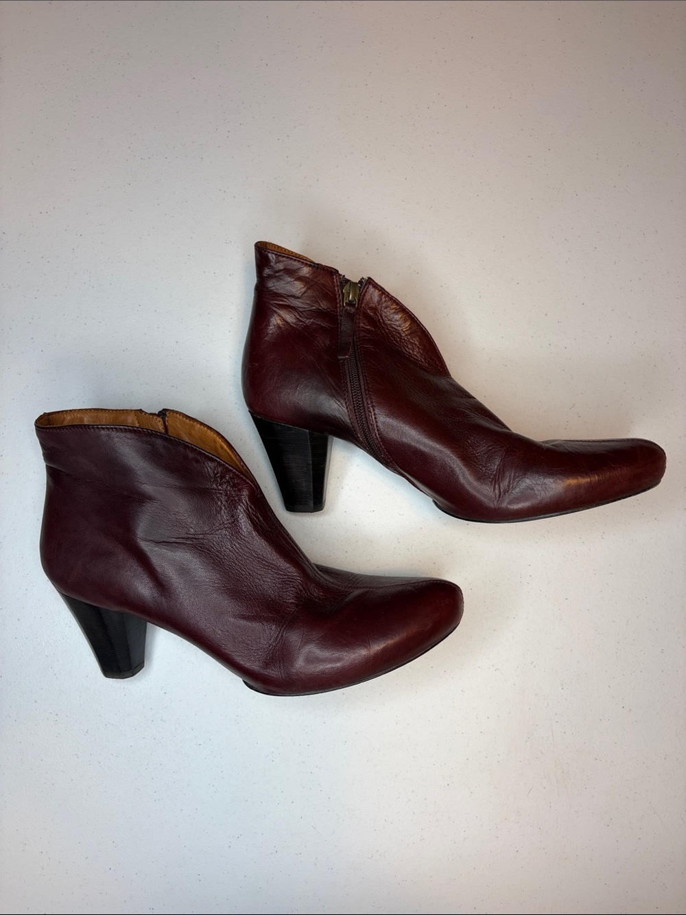 Gentle Souls Kenneth Cole Shop Rupert Burgundy Leather Booties 9M